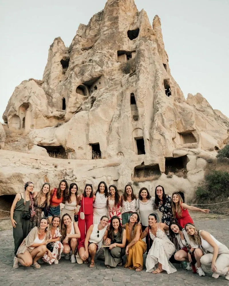 Grupo da LG Viagens na Capadócia, na Turquia