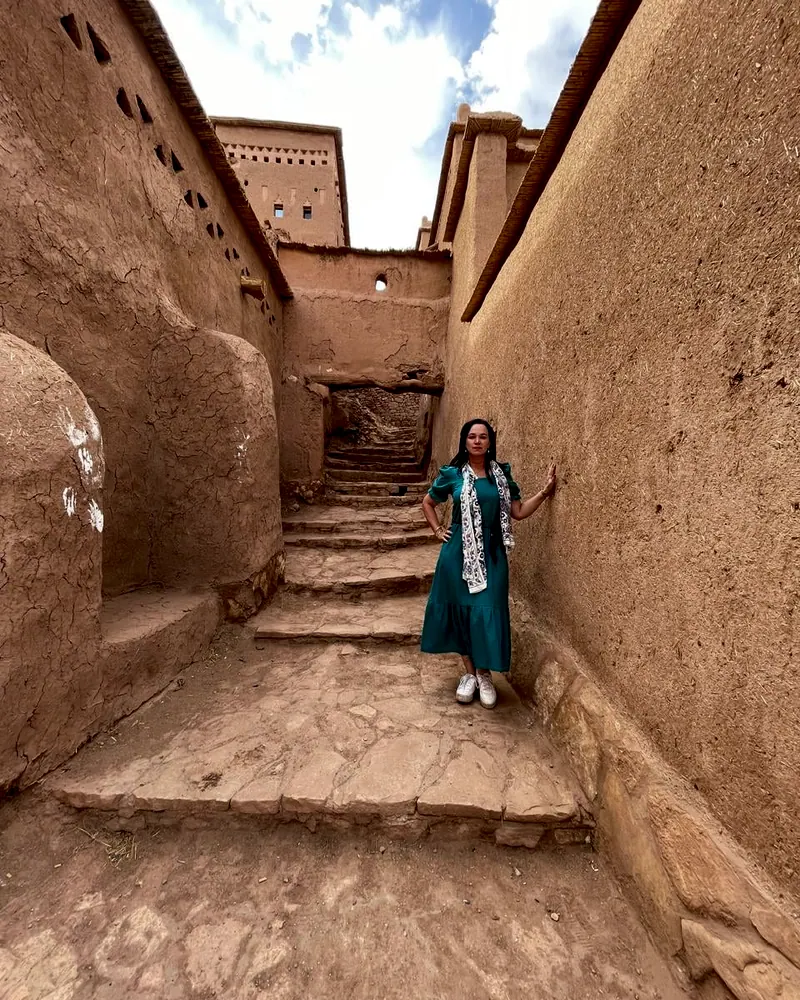 Kasbah de barro, no Marrocos